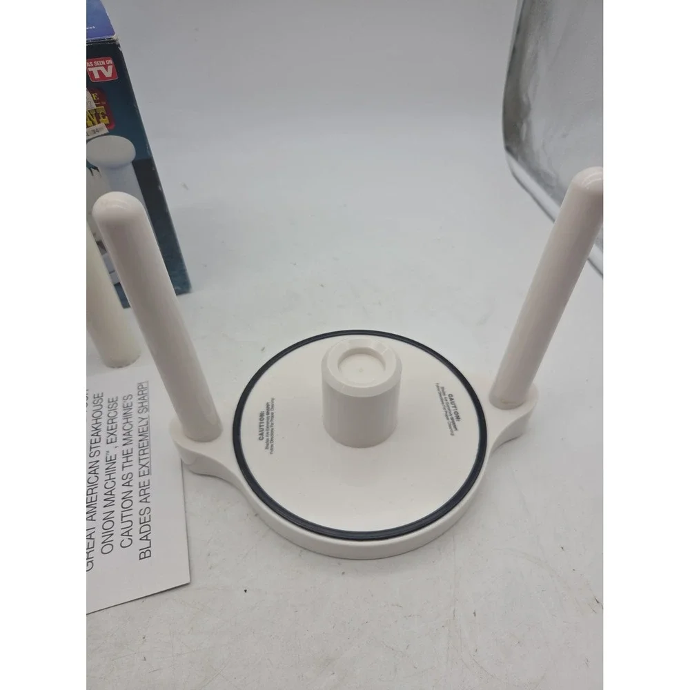 Great American Steakhouse Onion Machine Blooming Onion Cutter Telebrands Box